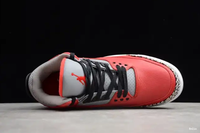 Bmlin 3 Cement CK5692-600 Jordan Red Air 0508